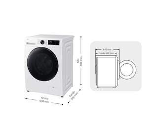 LVD.SEC. SAMSUNG WD90HG5U34BEEC 9/6K 1400R DSP BCO