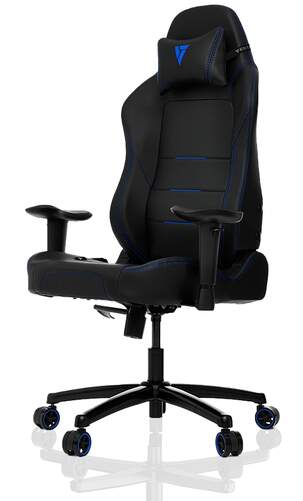 Silla gaming Vertagear PL1000 Negra y azul - Espuma híbrida, pistón clase 4, inclinación ajustable