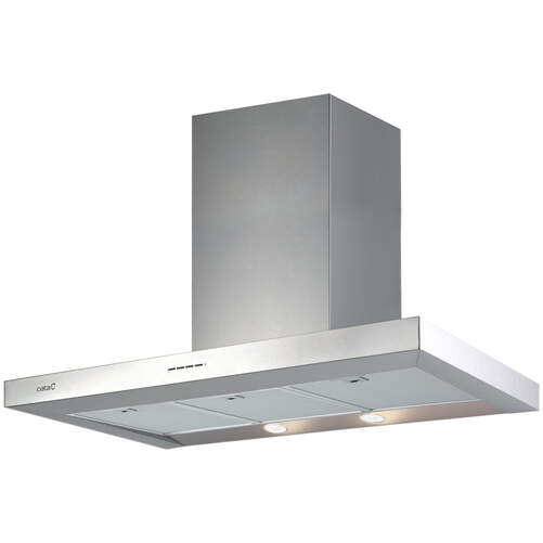Campana Cata Sygma 900 - 90cm, 850 m3/h, 50 dB, Desconexión Aut., 3 Potencias, Iluminación LED, Inox
