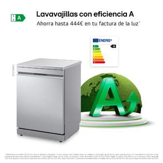 LVJ. LG DF375HVS 3%%%#186;B 6P 60CM QUADWASH INOX
