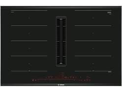 Placa de inducci&oacute;n Bosch PXX875D67E IFY - 4 Zonas, 7400 W, 80 cm, Control T&aacute;ctil, Negro
