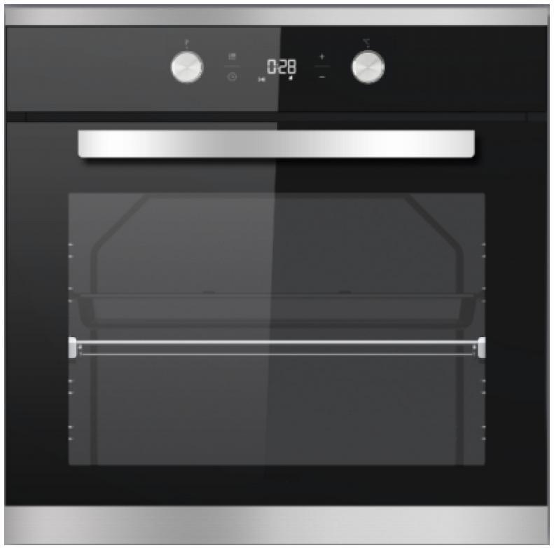 Horno multifunción Beko BIM25302X - Clase A, 65L
