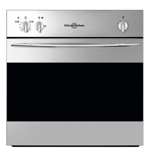 Horno Gas Butano Vitrokitchen HG6IB - 50L, Quemador Grill + Inferior, Termopar Seguridad, Inox
