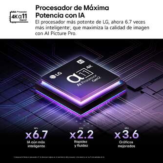 TV LG 83%%%quot; 83M59LA UHD OLED EVO ALFA11 ZERO CONNECT