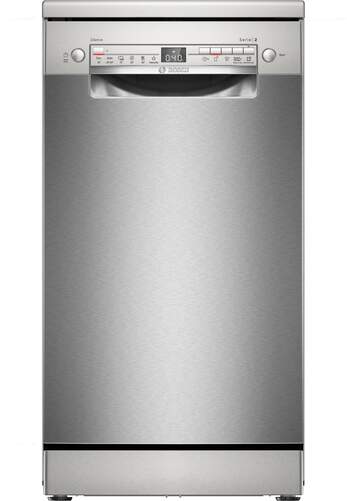 Lavavajillas 45 cm Bosch SPS2HKI55E  - Clase D, 10 Servicios, 6 Progr., Libre inst., AquaStop, Inox