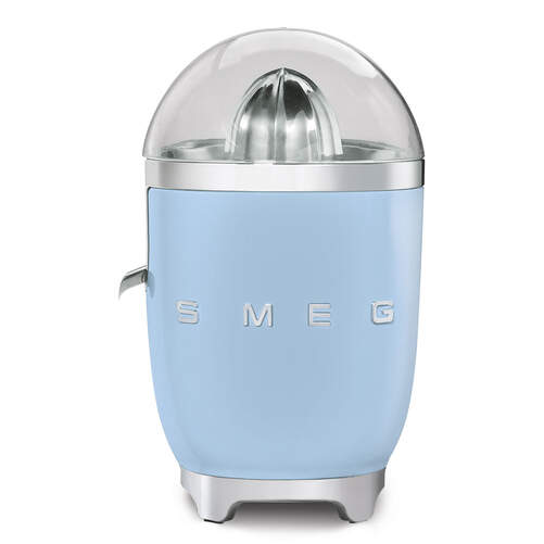 Exprimidor Smeg CJF01PBEU Azul - 70W, AntiGoteo, AntiDeslizante, Recogecables