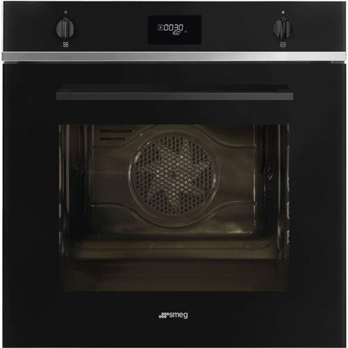 Horno Pirolítico Smeg SFP6401TB - Clase A+, 70L, 10 Funciones, TermoVentilación, Negro