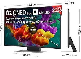 TV LG 50%%%quot; 50QNED86B6B UHD QNED EVO MINILED A8 144H
