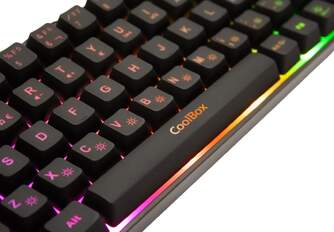 TECLADO COOLBOX TM065 RGB 10 MODOS ILUMINACION