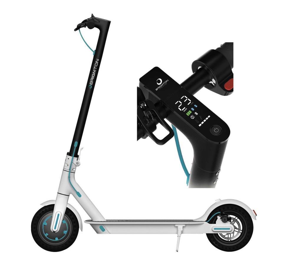 Patinete Brigmton Bmi368b blanco 350w 36v 8.5 electrico 85