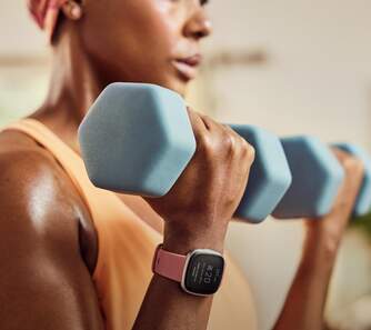 SMARTWATCH FITBIT VERSA 4 FB523RGRW PINK SAND/COOP