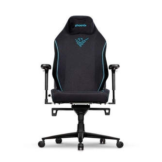 SILLA GAMING PHOENIX MONARCH TELA GRIS NEGRO XL