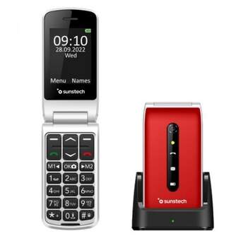 SENIORPHONE SUNSTECH CELT18RD 2,4%%%quot; RED