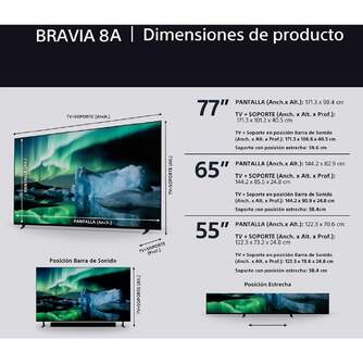 TV SONY 77%%%quot; K77XR8A UHD OLED HDR XR GOOGLETV