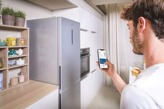 FRICOM. CANDY CCE7T618ES 185x60x66 NF WIFI SILVER