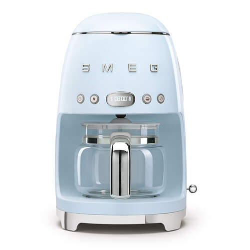 Cafetera Goteo Smeg DCF02PBEU Azul - 1050W, 1.4 Litros, 10 Tazas, 2 Intensidades