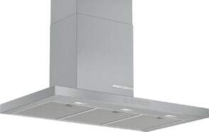 Campana Decorativa Bosch DWB97CM50 - 90cm, 55dB, 721m3/h, 4 Potencias, Blindada, EcoSilence, Inox
