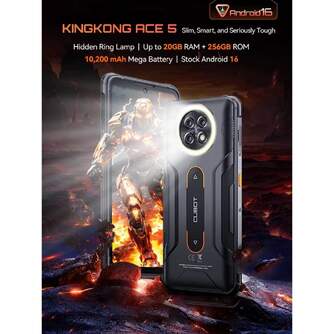 SMARTPHONE CUBOT KING KONG ACE 5 8/256 6,75%%%quot; BLK