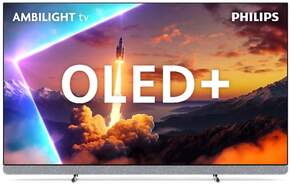 TV Philips 55" OLED+ 55OLED910 - 4K Ultra HD, Google TV, 80 W Dolby Atmos, 144 Hz, HDR10+ Adaptive