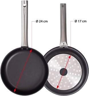 SARTEN VALIRA CHEF INDUC. 4431/25 24CMS MAN/LARGO