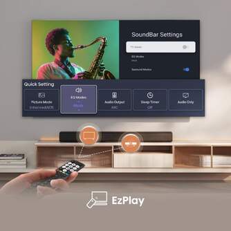 BARRASONIDO HISENSE HS1000 2.0 120W DOLBY AUDIO BT