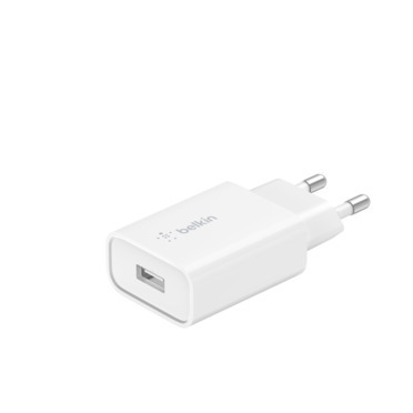 Cargador Pared Belkin WCA001VFWH - 18W, USB-A Quick Charge 3.0