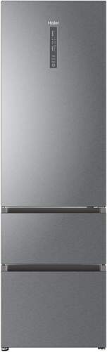 Frigorifico Combi Haier A3FE837CGJ - Clase D, 200cm, NoFrost, Fresh Zone, Display, Acero Inox