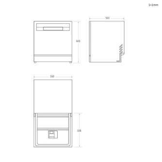 LVJ. CANDY CP6E51LS 5P 45CM 51dBA INOX