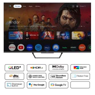 TV METZ 50%%%quot; 50MQD7500Z UHD QLED GOOGLETV DOLBYATMO