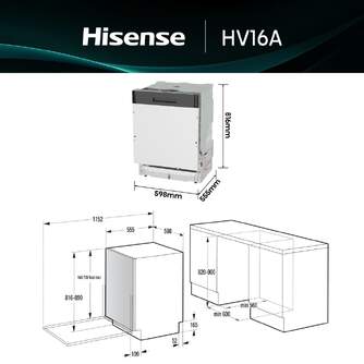 LVJ. HISENSE HV16A 8P 3%%%#170;B 43dBA DSP INTEG