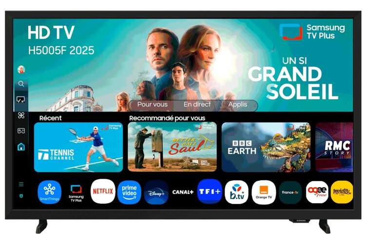 TV Samsung 32" LED TU32H5005F - HD, Smart TV Tizen, Bluetooth, 10 W con eARC, HDR10+