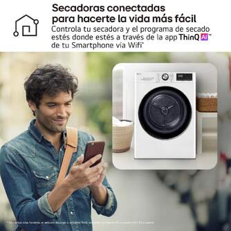 SECADORA LG RC80V9AV2W 8K BC A   -10% BCA DSP WIFI