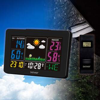 EST. METEOROLOGICA DENVER WS-540 BLACK