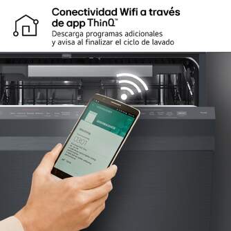 LVJ. LG DF375HMS 9P QUADWASH 3%%%#170;B 41DB NEGRO