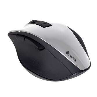 RATON NGS WIRELESS ERGONOMICO BLANCO 2.4GHZ