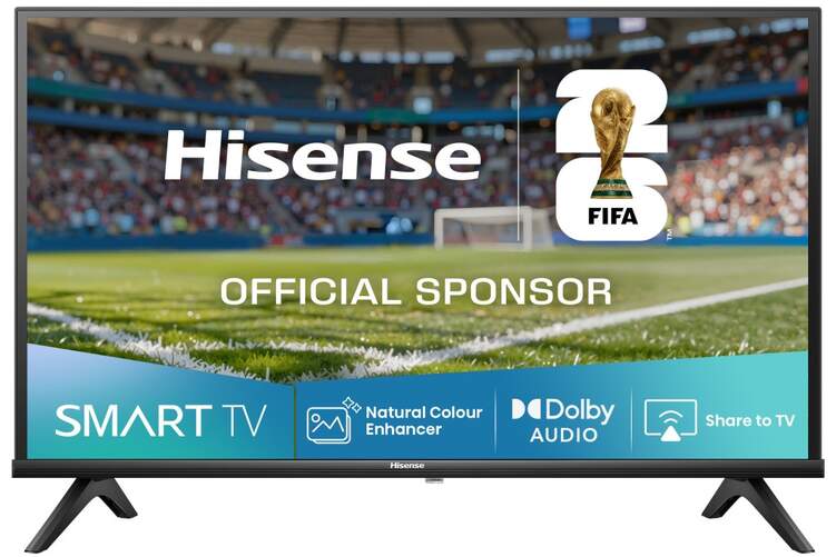 TV Hisense 40" LED 40A4Q - Full HD, Smart TV VIDAA, Dolby Audio, Modo juego, HDMI