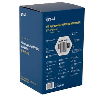 PROYECTOR MINI IGGUAL MP720P WIFI BT PANTALLA 100%%%quot;