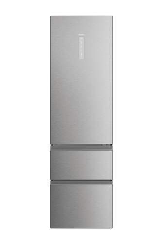 Frigorífico Combi Haier HTW5620ENMG - 205 x 60 cm, Clase E, No Frost, Inox