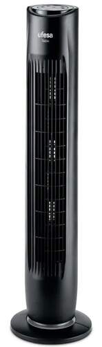 Ventilador Torre Ufesa Tallin - 45W, 78cm, 3 Velocidades, Mando, Oscilante, Temporizador