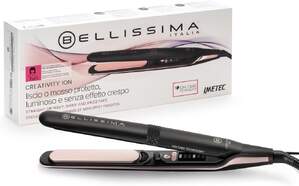 Plancha Pelo Bellissima Creativity - Iónico, Hasta 230º C, Negro, Rosa