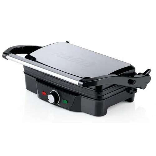 Grill Flama 4421FL - 1600W, 27.5x17cm, 4 Posiciones, Termostato, Antiadherente