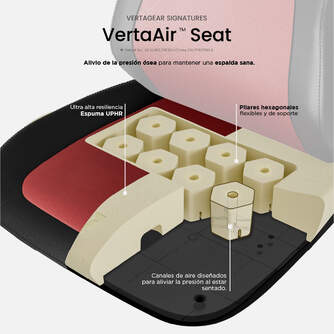 SILLA GAMING VERTAGEAR SL1800 BLACK /RED ED