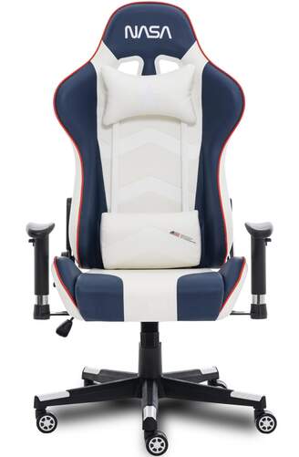 SIlla Gaming Nasa Supernova - Azul y blanca