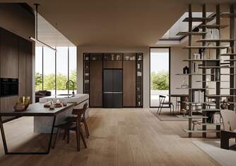 FRI. HAIER HCR79F19CNMD 191x91 4P NF DARK INOX DSP