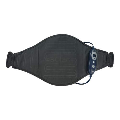 Almohadilla Solac CT8680 - Lumbar, 100 W, 51x28 cm, Temporizador, Gris