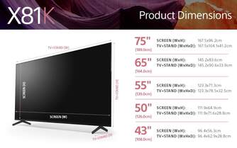 TV SONY 75%%%quot; KD75X81K UHD TRIL