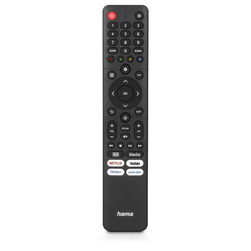 Mando a distancia Hama 00221067 Home - Universal para TVs Hisense, 4 botones App