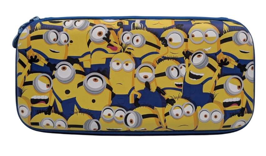 Funda r&iacute;gida Nacon para Nintendo Switch 2 - Dise&ntilde;o Minions