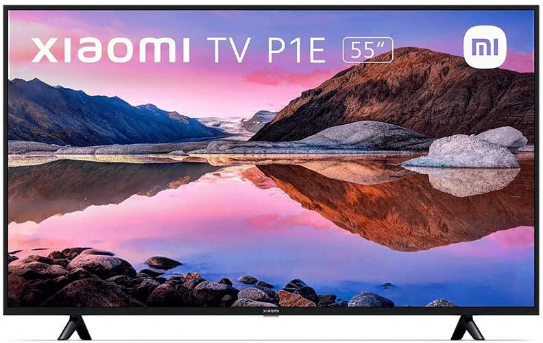 TV 55" Xiaomi P1E - UHD 4K, Smart TV Android, Dolby Audio, HDR10, HLG, DTS-HD 20W, BT 5.0