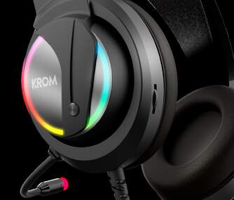 AURICULARES KROM KAPPA RGB GAMING